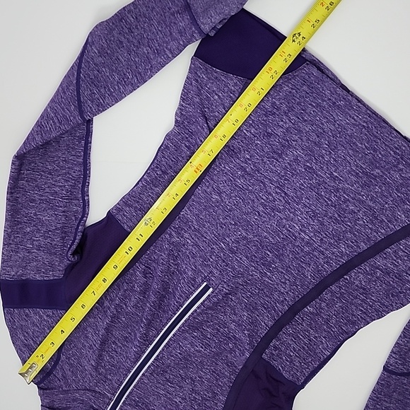 Lululemon Run Inspire Pullover 1/2 Zip Heather Lolo Purple Long Sleeve Size 6 - Picture 14 of 14